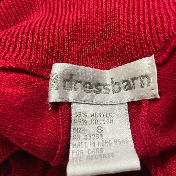 Mock-neck Short Sleeve Sweater - Picture 6 of 6